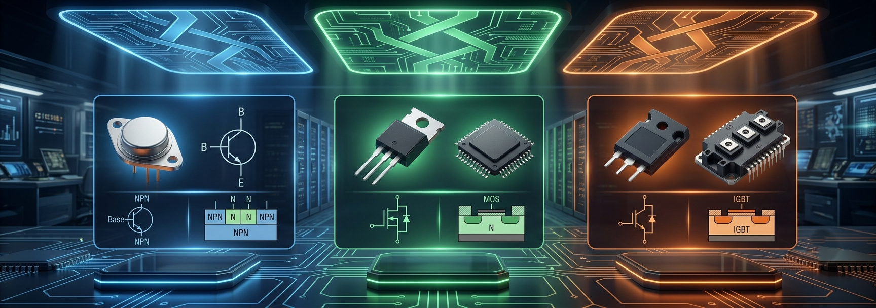 BJT vs. MOSFET vs. IGBT