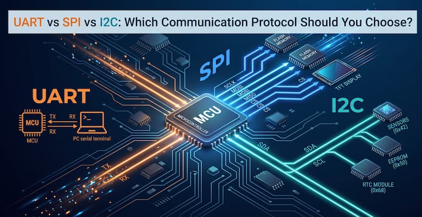 UART vs I2C vs SPI: Which Protocol Should You Choose?