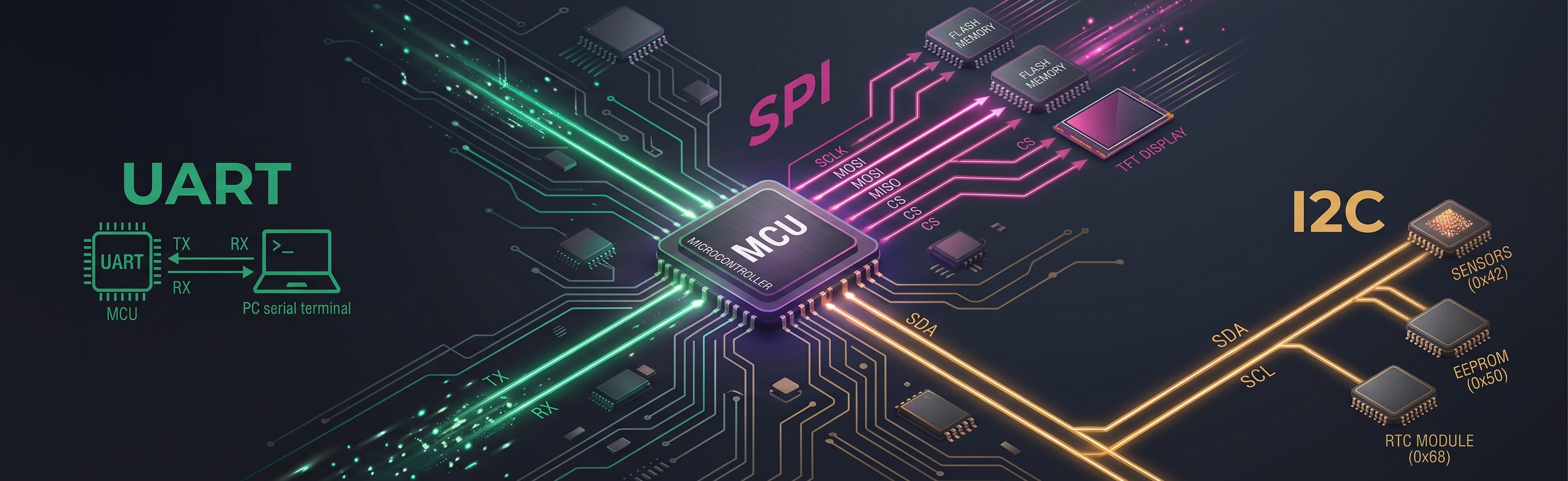 UART vs I2C vs SPI: Which Protocol Should You Choose?