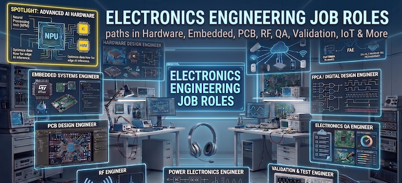 Electronics Job Roles: The 20 careers that build modern hardware